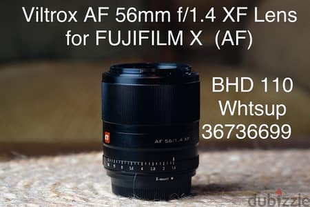 Viltrox AF 56mm f/1.4 XF Lens for FUJIFILM X