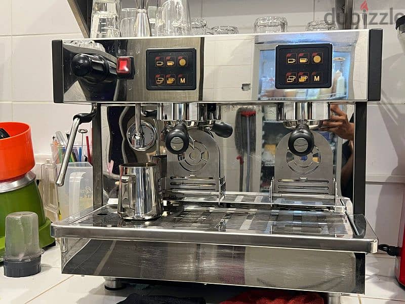 Comercial use Coffee machine for sale with coffee grinder 2