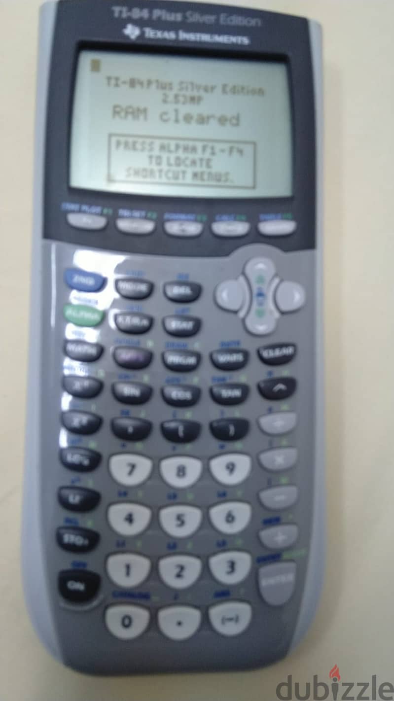 Ti-84 plus silver edition calculator 22bd 1