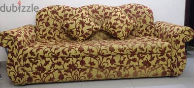 3 seater sofa with cushions