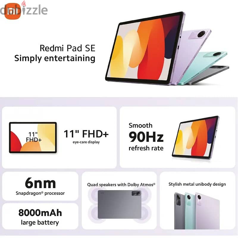 Brand New Redmi Pad SE 256GB for 78.990BD 4