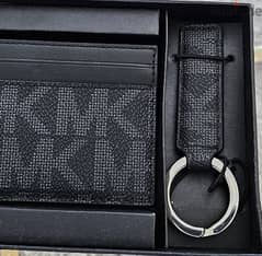 MK men card holder and car key chain 0