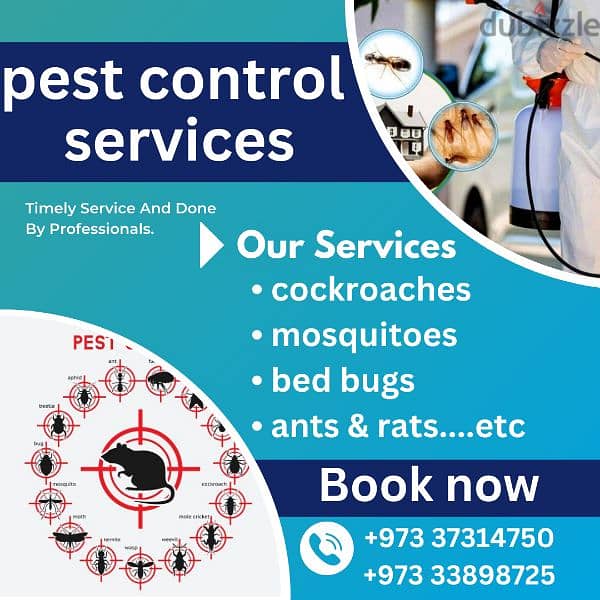 pest control services offer only 10 BD full flat and villa 33898725 0