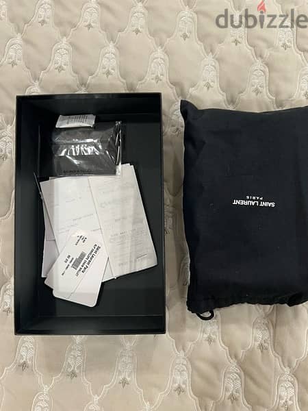 authentic ysl wallet on chain with everything 2