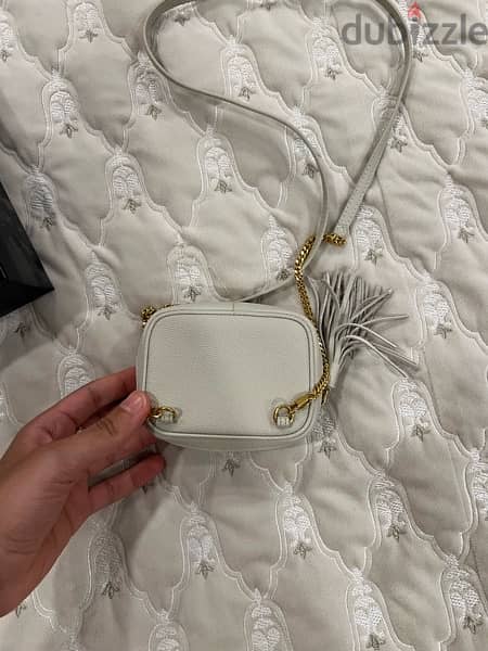 ysl mini camera bag-beige-like new 2