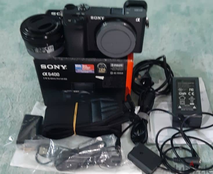 CAMERA SONY A 64OO WITH 16-50MM ORIGINAL SONY LENS FOR SALE 0