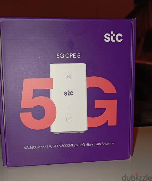 Brand new STC 5G cpe 5 wifi⁶ 1