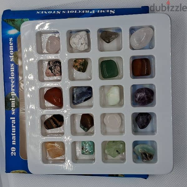 20 Different Gemstones box 1