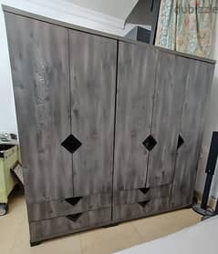 bed and cupboard for sale