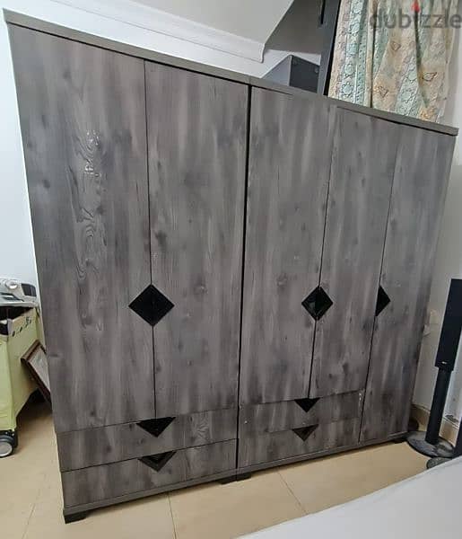 bed and cupboard for sale 0