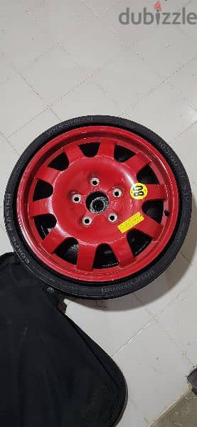 Porsche spare tyre