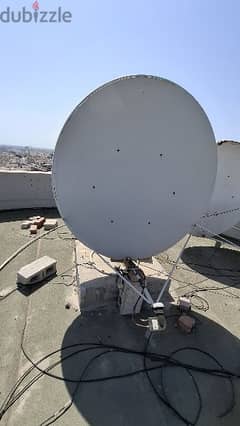 big satellite Airtel dish receiver