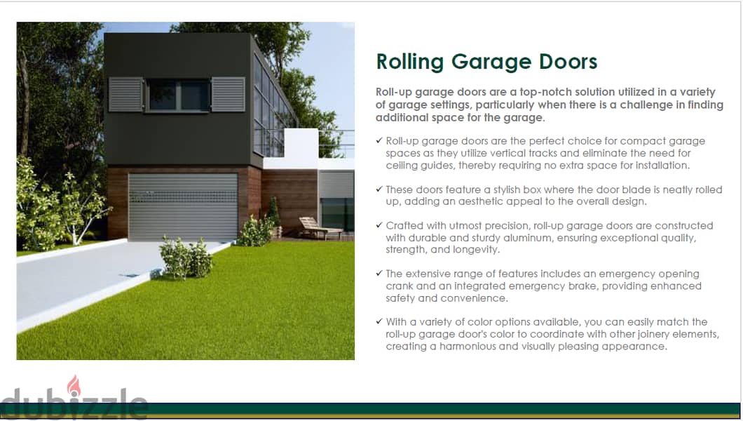 Rolling Shutters, Garage Door, Metal Fabrication, Steel Structure,Par 4