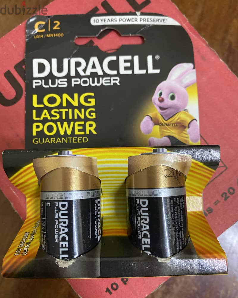 Duracell Plus Power C Type Battery New Pack 0