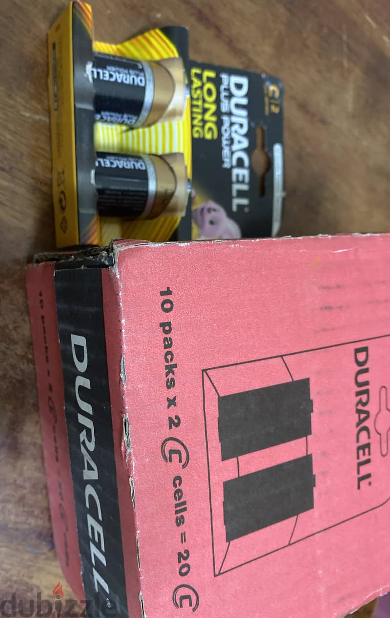 Duracell Plus Power C Type Battery New Pack 2