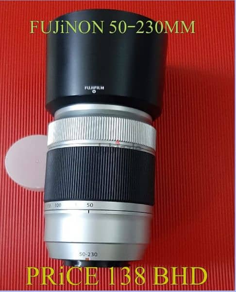 4 LENS FUJIFILM 35 MM-23MM-50-230MM-18-55-X MUONT 3 LENS FOR SALE 3