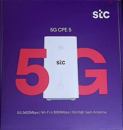 STC 5G cpe 5 wifi6 Brand box pack with free delivery