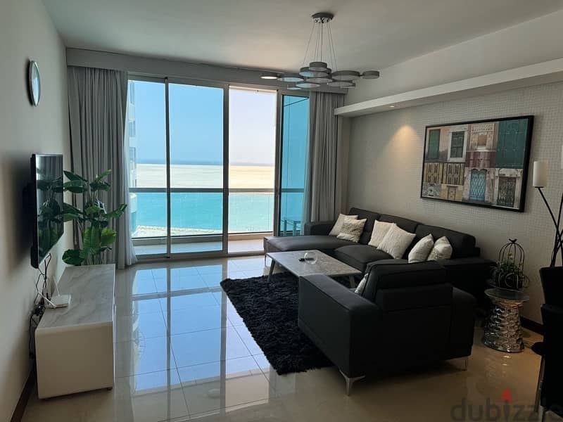 Amazing sea & pool view 1BR 92m in Dilmunia (rented for 700 BD) 1