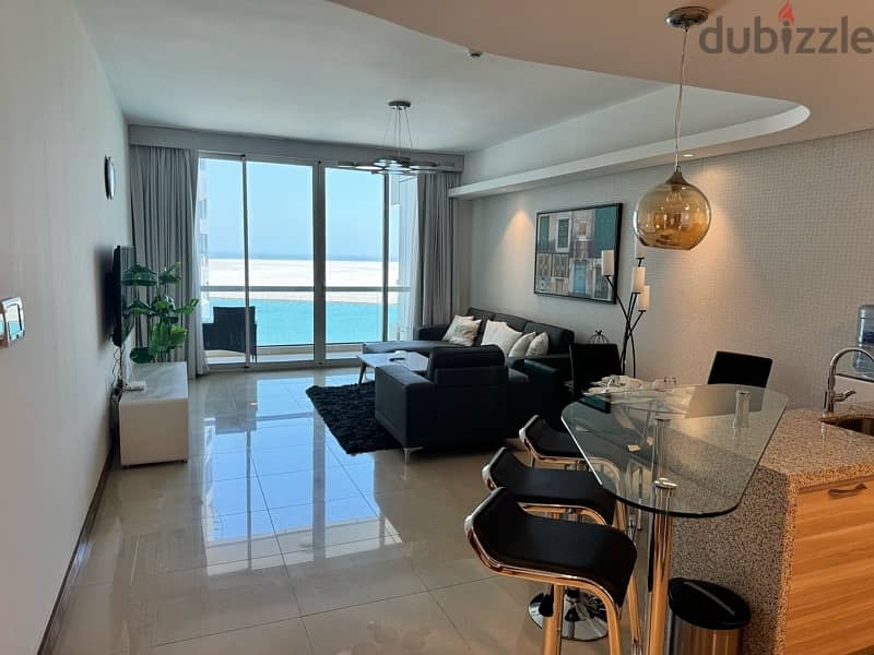 Amazing sea & pool view 1BR 92m in Dilmunia (rented for 700 BD) 2