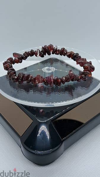 natural Garnet Gemstones crystals bracelets