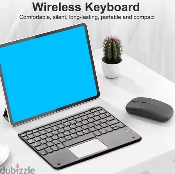 Wireless Keyboard with Touch Mouse وايرلس كيبورد مع ماوس لمس 4