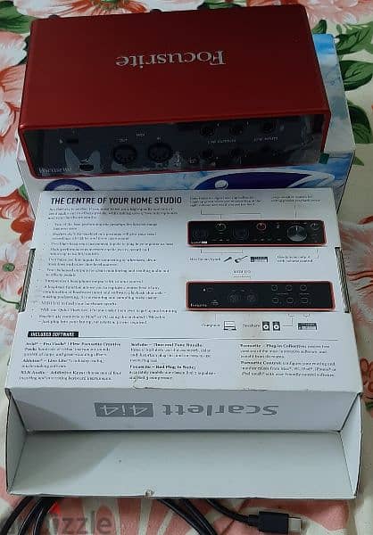 AUDIO STUDIO INTERFAEC FOCUSRITE 4I4 SCARLETT 3 GENERATION FOR SALE 3