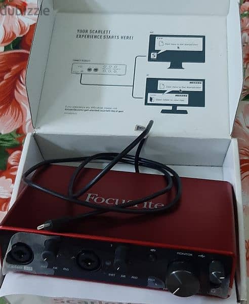 AUDIO STUDIO INTERFAEC FOCUSRITE 4I4 SCARLETT 3 GENERATION FOR SALE 4