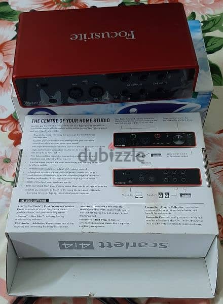 AUDIO STUDIO INTERFAEC FOCUSRITE 4I4 SCARLETT 3 GENERATION FOR SALE 5