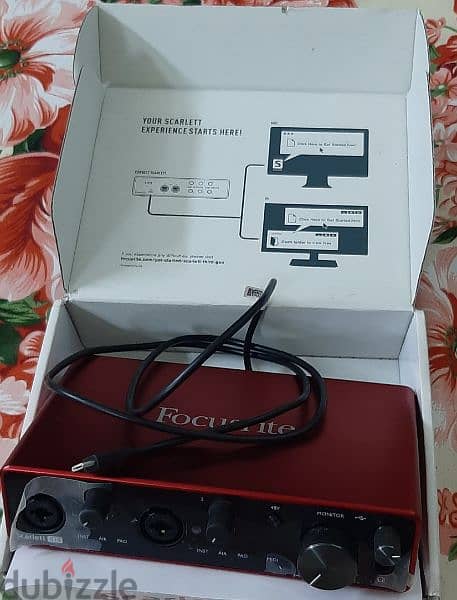 AUDIO STUDIO INTERFAEC FOCUSRITE 4I4 SCARLETT 3 GENERATION FOR SALE 8