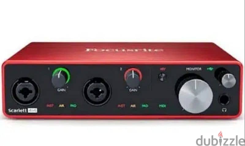 AUDIO STUDIO INTERFAEC FOCUSRITE 4I4 SCARLETT 3 GENERATION FOR SALE 11