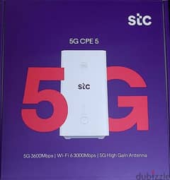 STC 5G cpe 5 router WiFi⁶ Brand new not use delivery also available