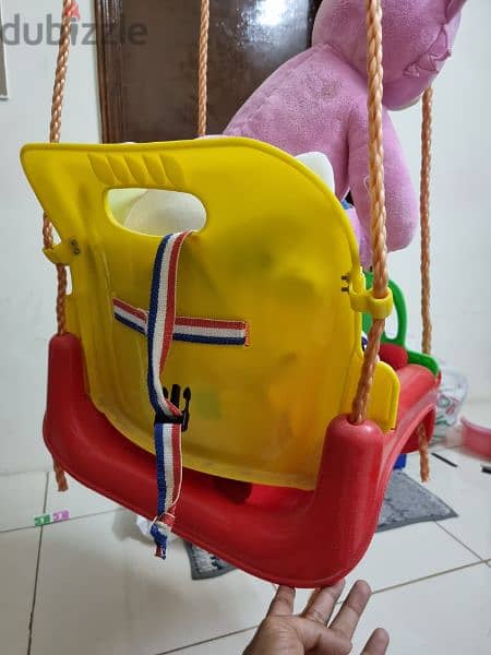 Very Strong Baby swing and soft toys , First come first serve negotble 2