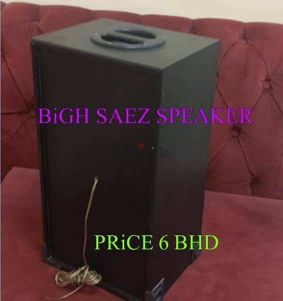 5 BIG SIZE BIG SOND 2 SPEAKER FOR SALE 12