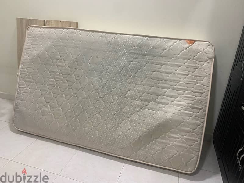 Gray Bed Frame + Tripple A Mattress 1