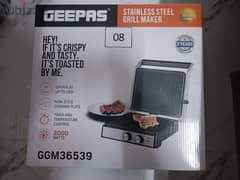 Electric Grill Maker - Geepas - Never Used