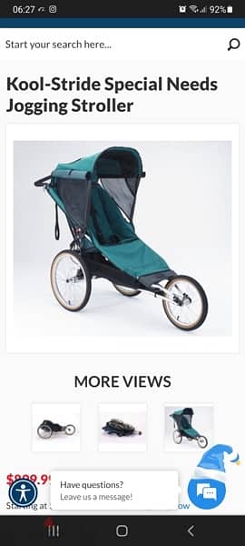 Kool Stride Specia Needs Stroller 1