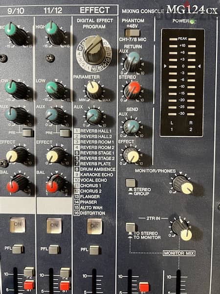 yamaha mixer MG124CX 12-Input Stereo 2