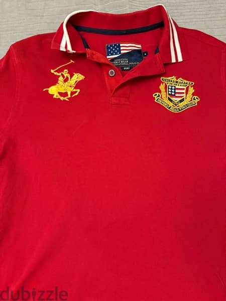 (2) Beverly Hills Polo club T-Shirts Red & Green 1