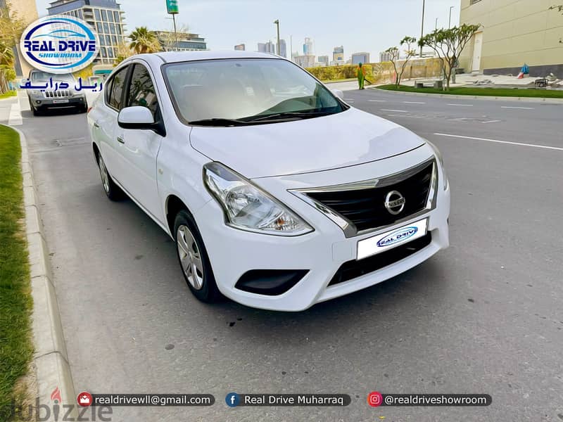 NISSAN SUNNY Year-2020 -1.5L V4-white -85000km Bank Loan Available 2