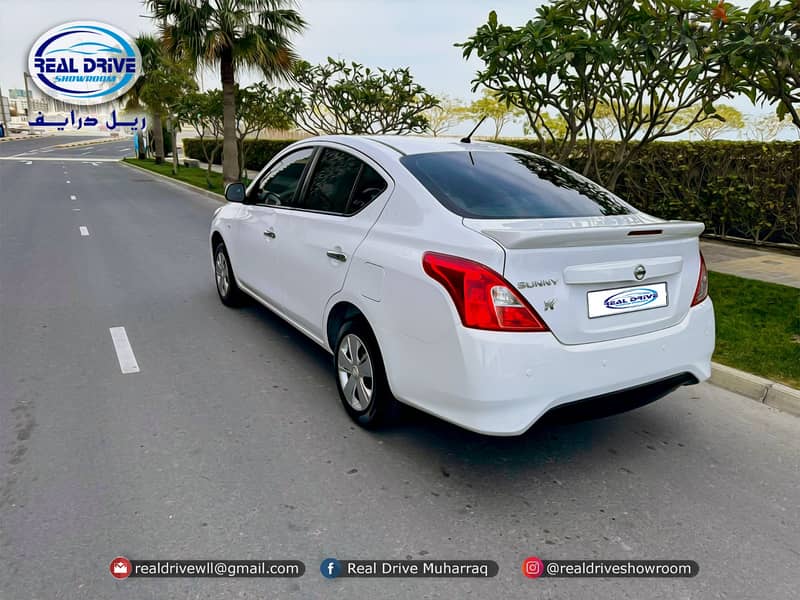 NISSAN SUNNY Year-2020 -1.5L V4-white -85000km Bank Loan Available 9