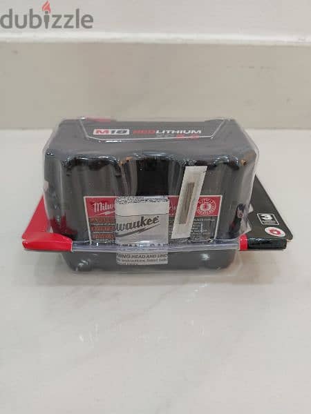 New Milwaukee M18 Battery RedLithium XC 5AH بطارية ملواكي جديدة 2