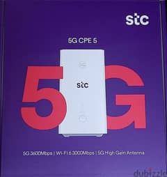 STC 5G CPE 5 WIFI⁶ new still box pack and delivery also available 0