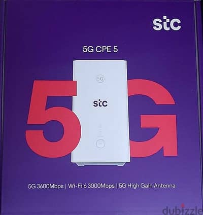 STC 5G CPE 5 WIFI⁶ box pack and free delivery