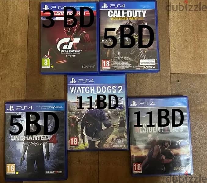 ps4 games for sale 0