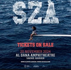 2 SZA TICKETS FOR SALE SECTION B4