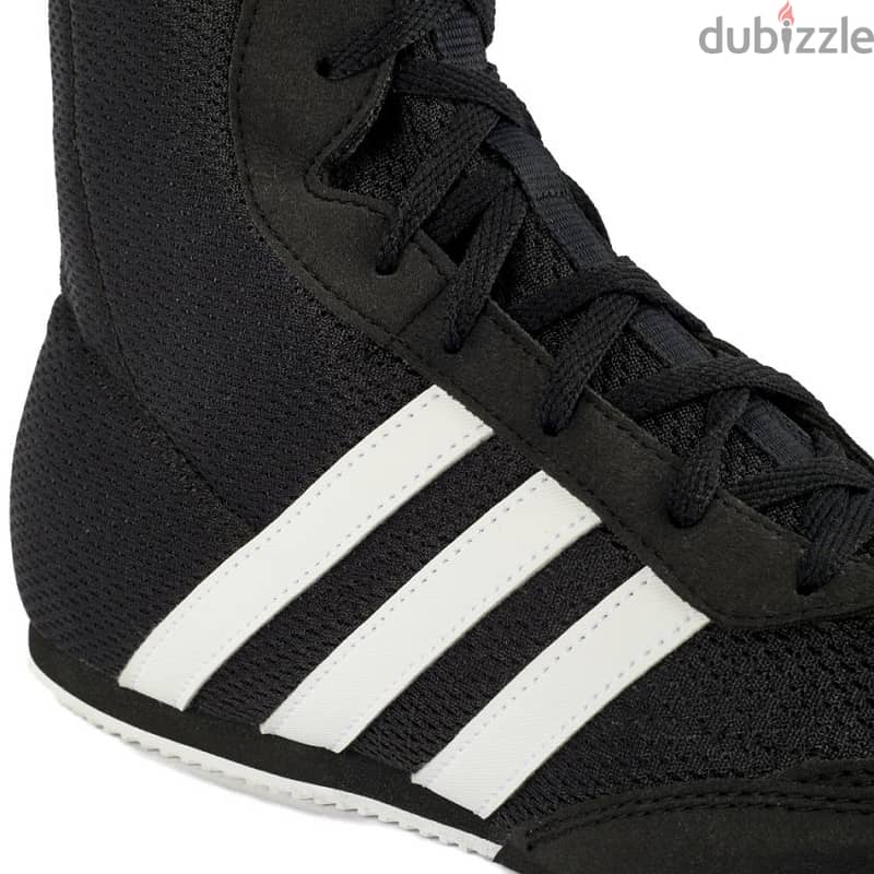 ADIDAS BOXING BOOTS - BLACK WHITE 1