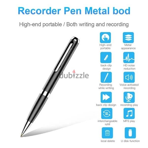 Digital Voice Recorder Pen Sound Audio Activated Dictaphone Recording 0