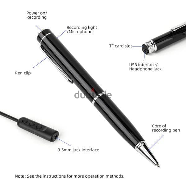 Digital Voice Recorder Pen Sound Audio Activated Dictaphone Recording 1