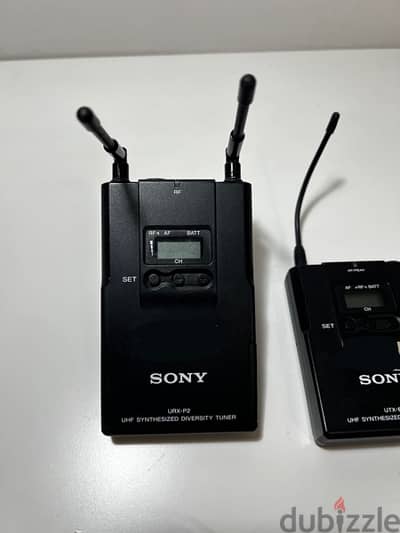 sony wireless microphones with protective case