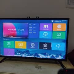 32 inch TV with remote and stand